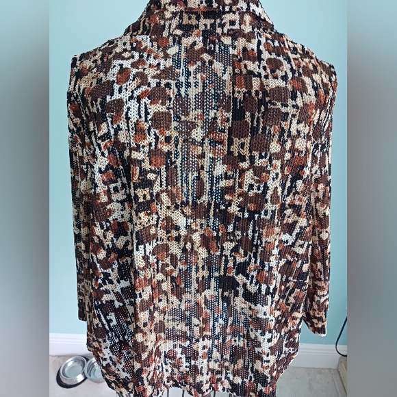 Ruby Rd. Multicolor Open Front Cardigan - Picture 3 of 5